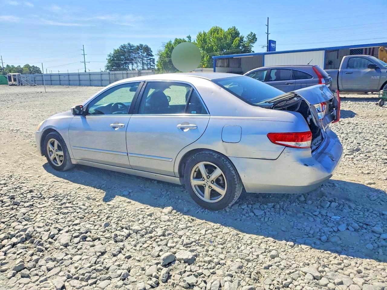 2003 Honda Accord Ex Silver vin: JHMCM56653C038187