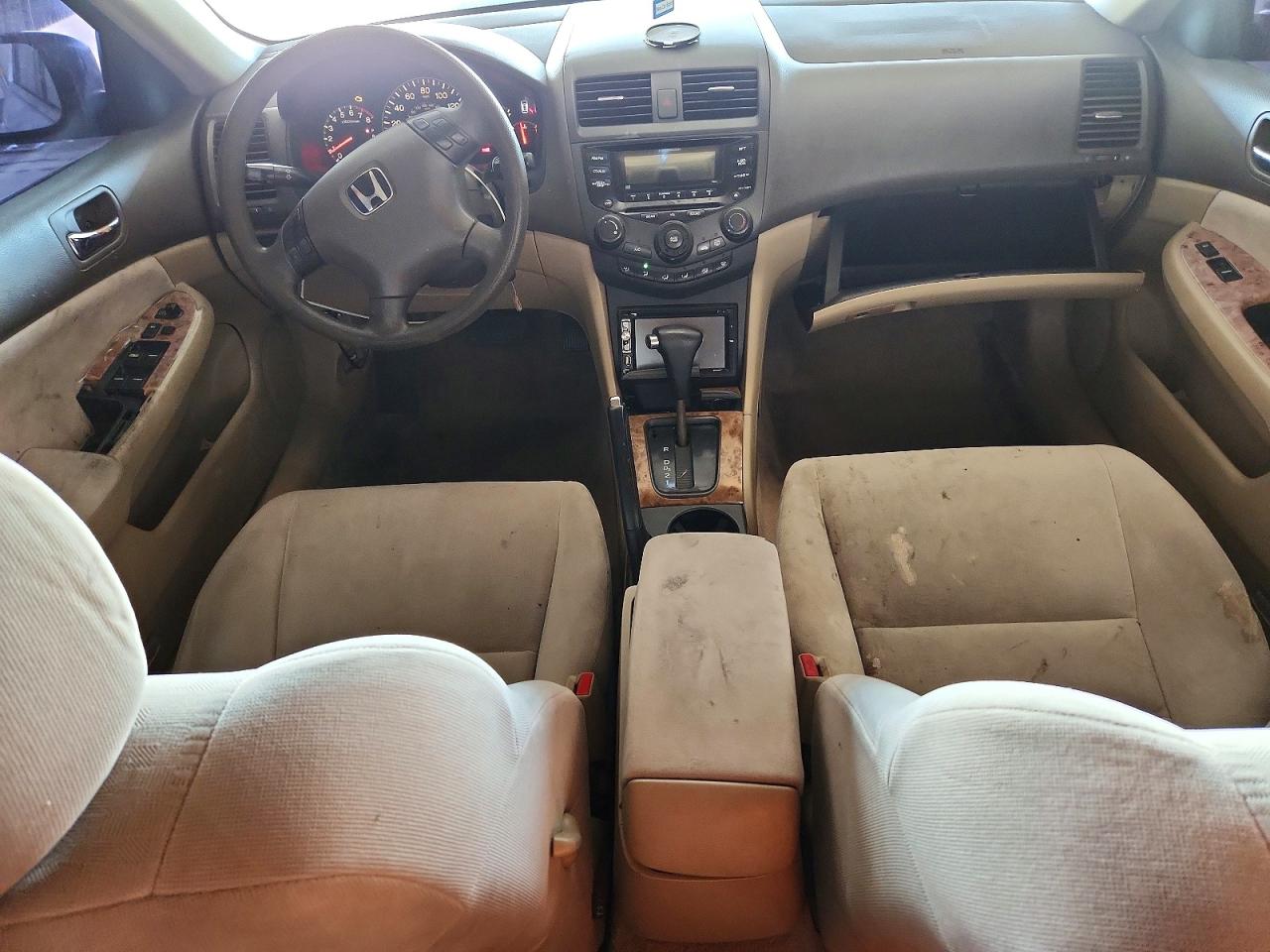 2003 Honda Accord Ex White vin: JHMCM56653C083162