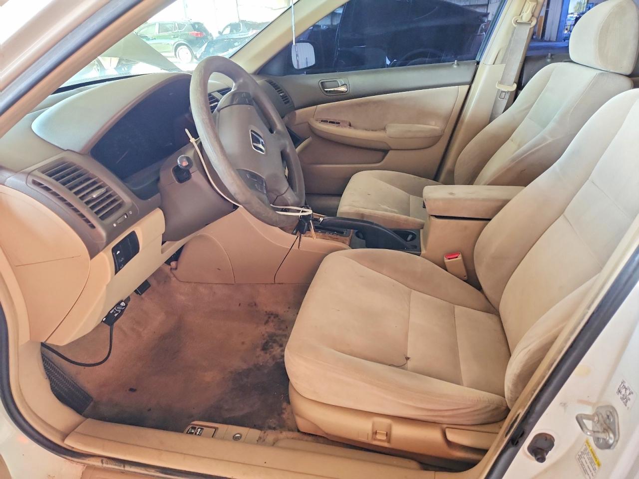2003 Honda Accord Ex White vin: JHMCM56653C083162