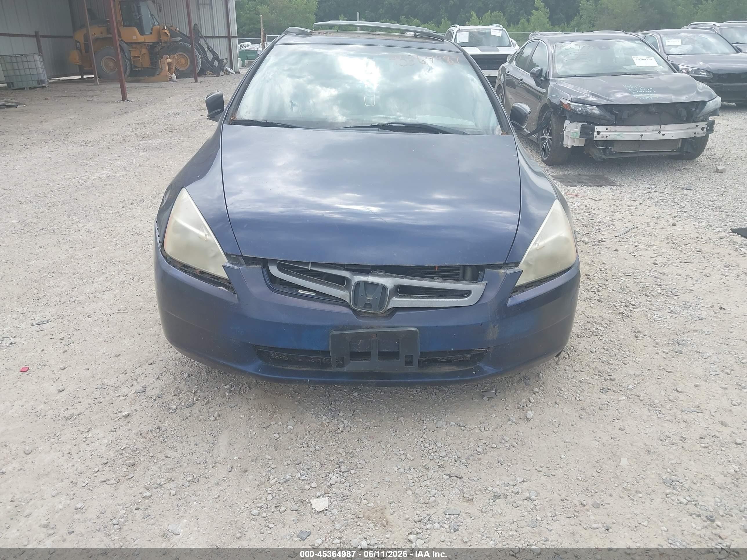 2004 Honda Accord 2.4 Ex Blue vin: JHMCM56654C001609