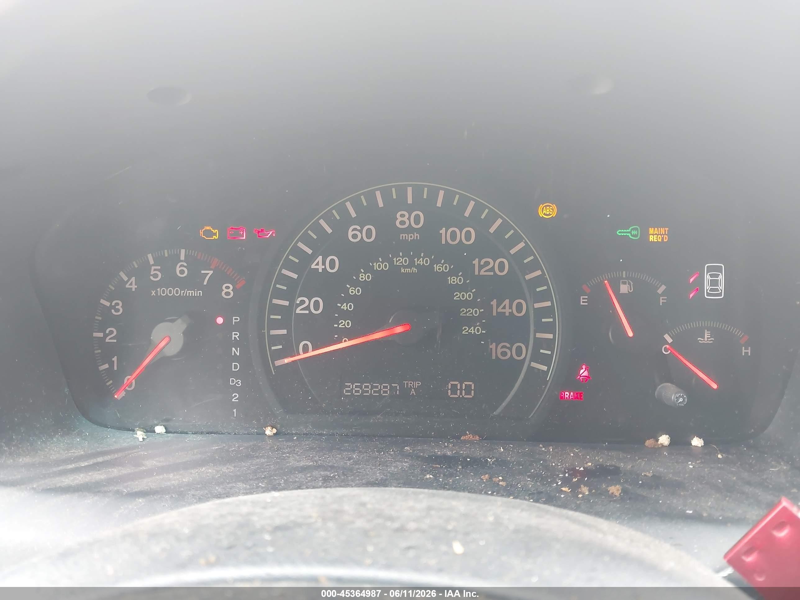 2004 Honda Accord 2.4 Ex Blue vin: JHMCM56654C001609