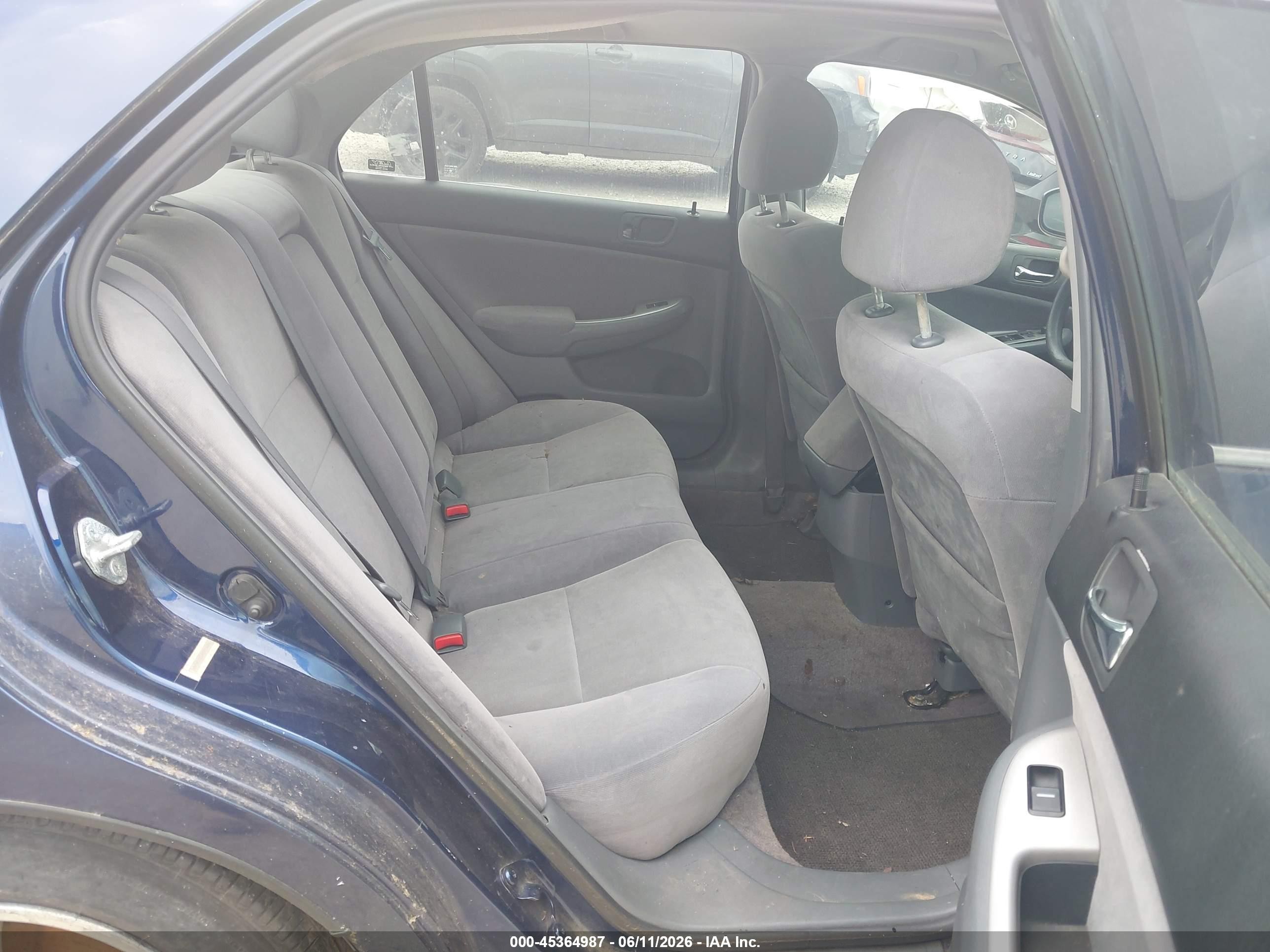 2004 Honda Accord 2.4 Ex Blue vin: JHMCM56654C001609