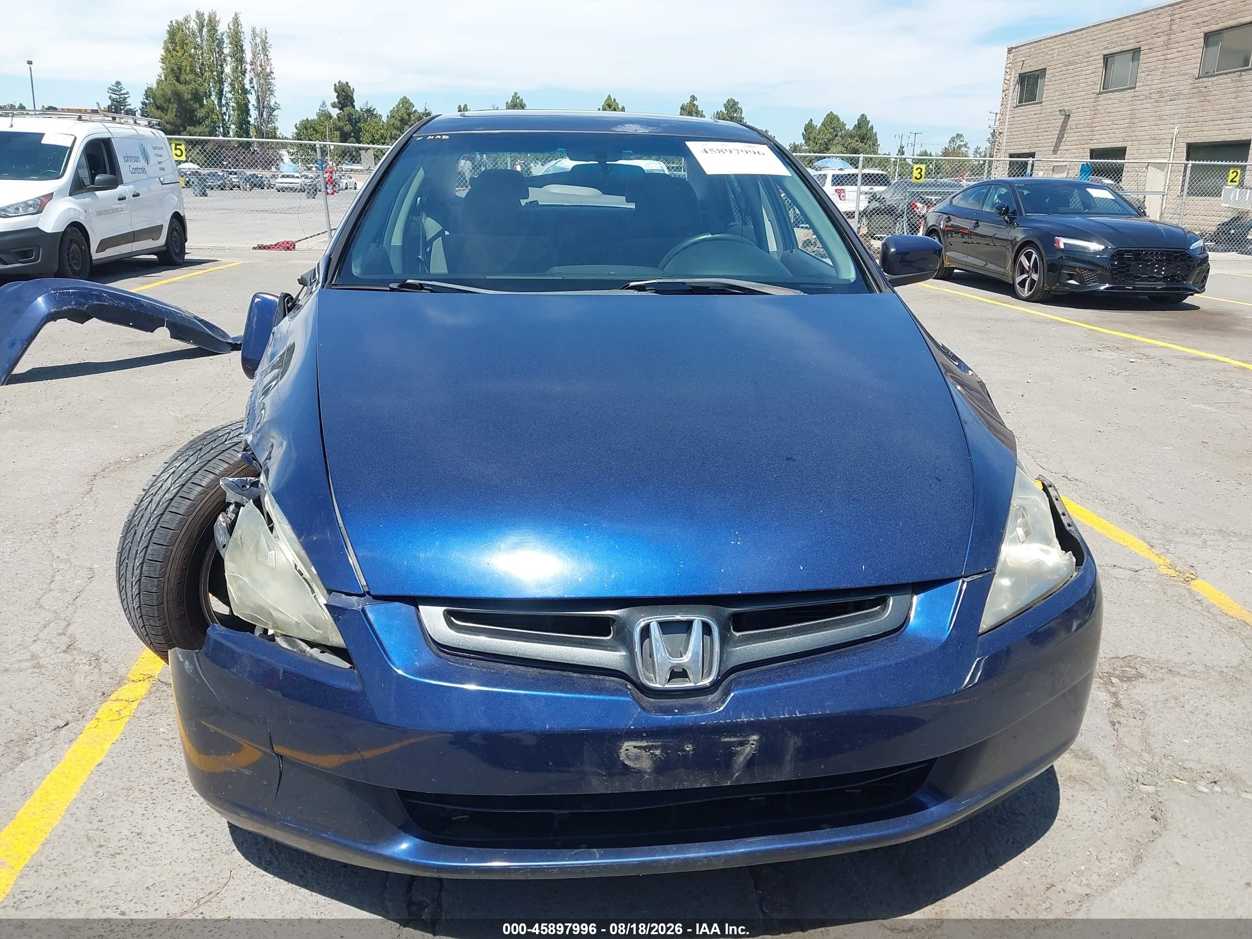 2004 Honda Accord 2.4 Ex Blue vin: JHMCM56654C028888