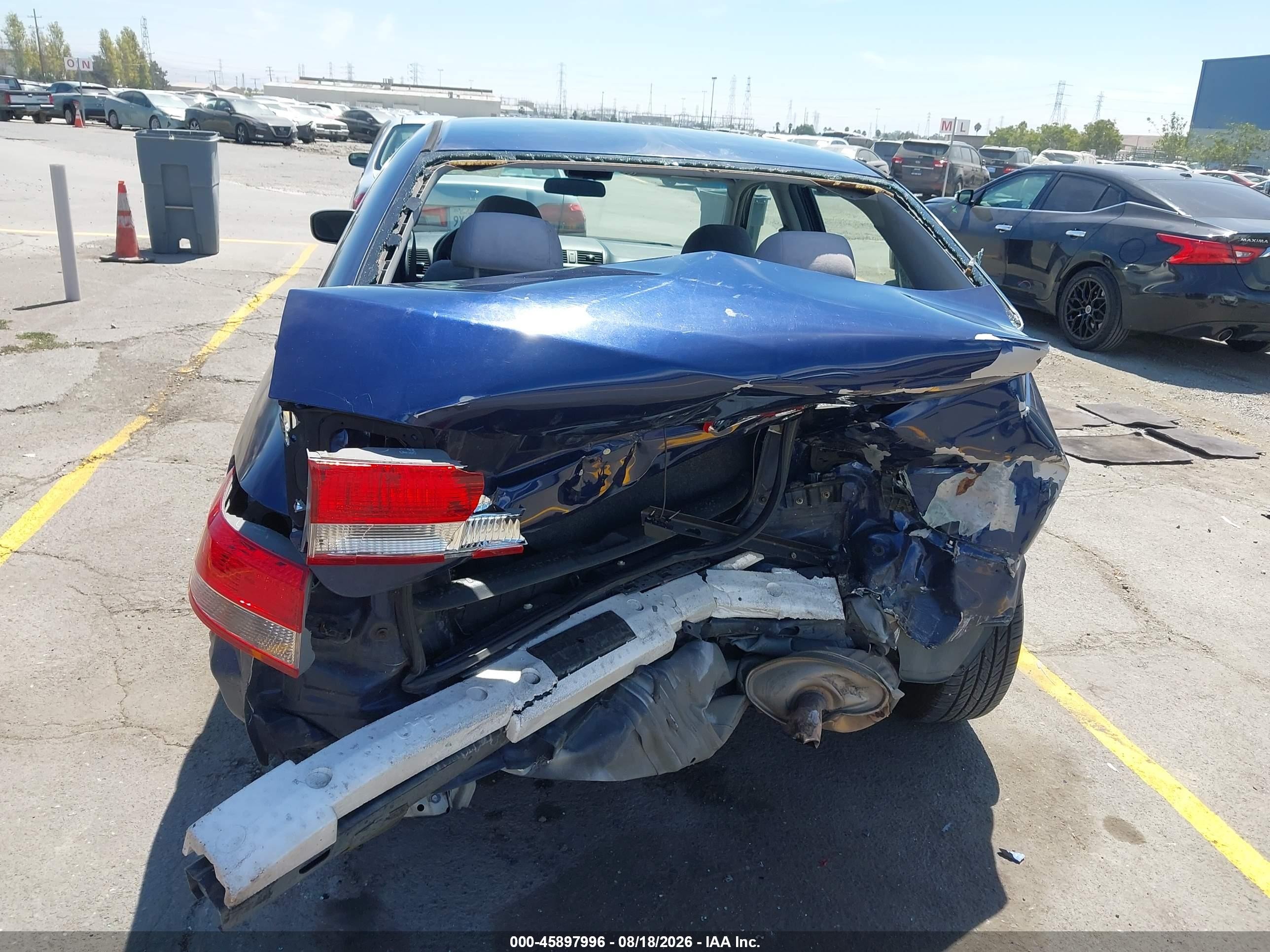 2004 Honda Accord 2.4 Ex Blue vin: JHMCM56654C028888