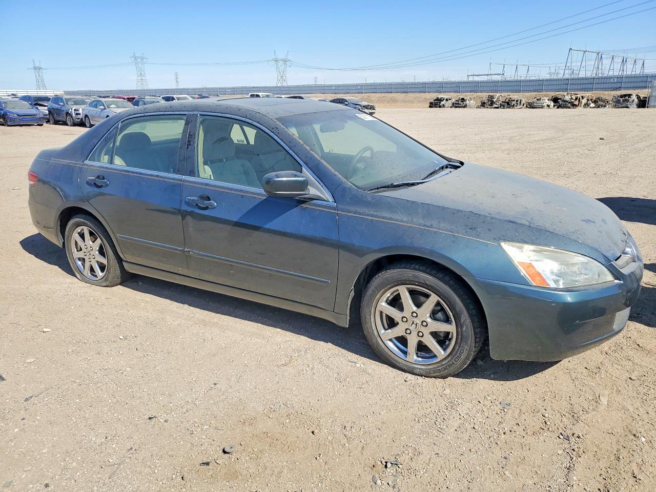 2004 Hond Accord Ex Gray vin: JHMCM56654C036828