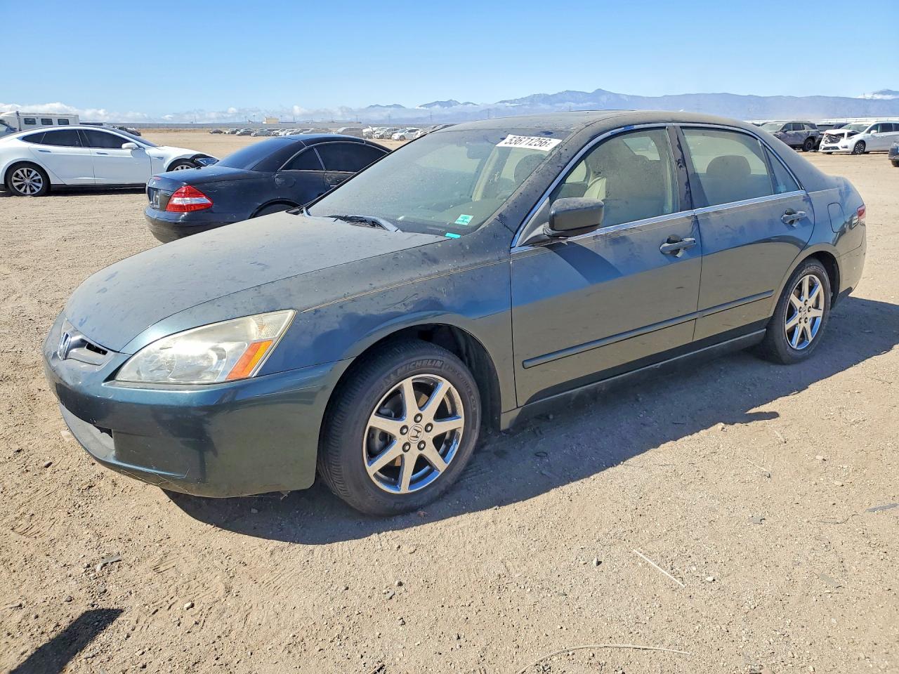 2004 Hond Accord Ex Gray vin: JHMCM56654C036828