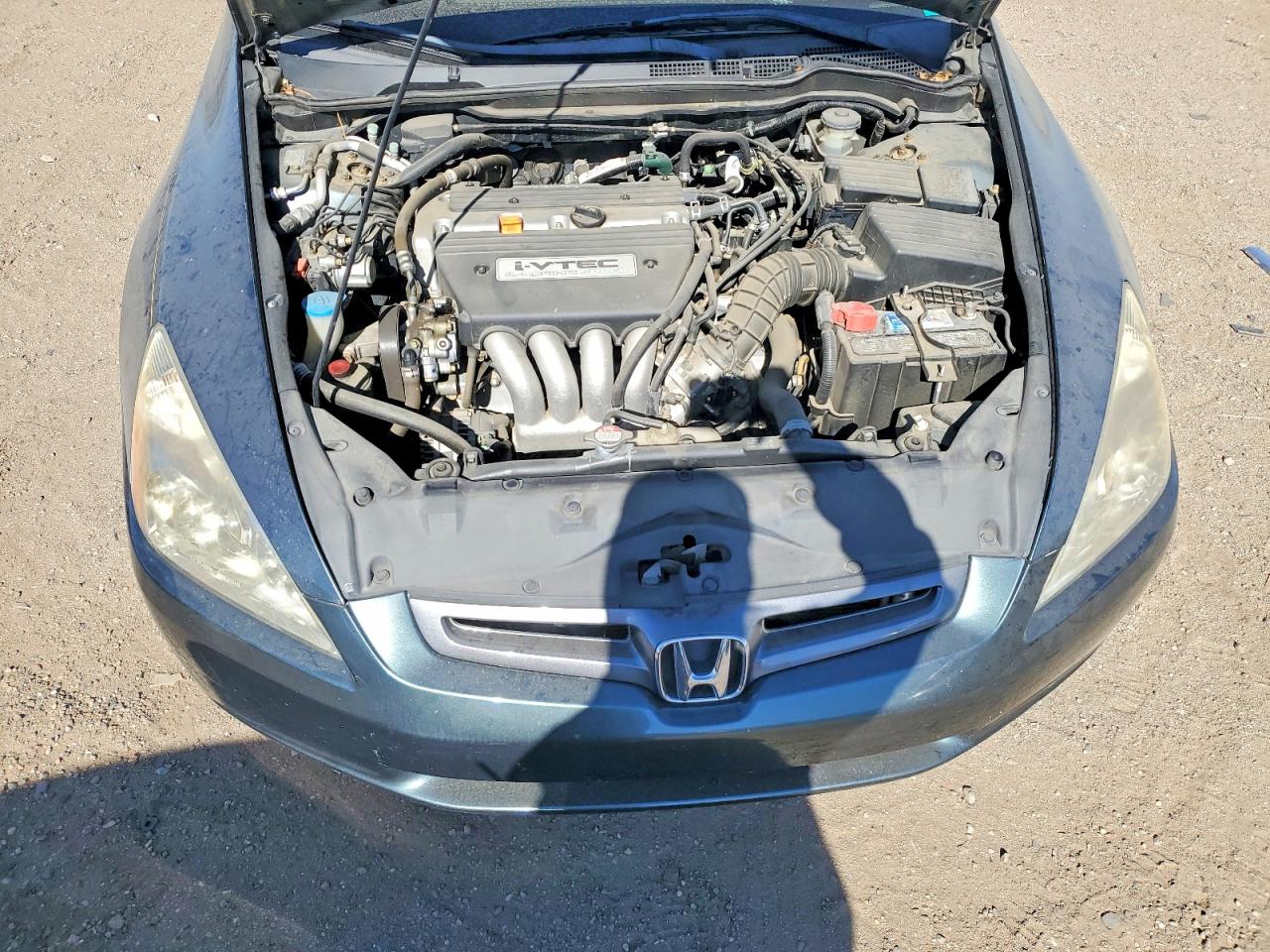 2004 Hond Accord Ex Gray vin: JHMCM56654C036828