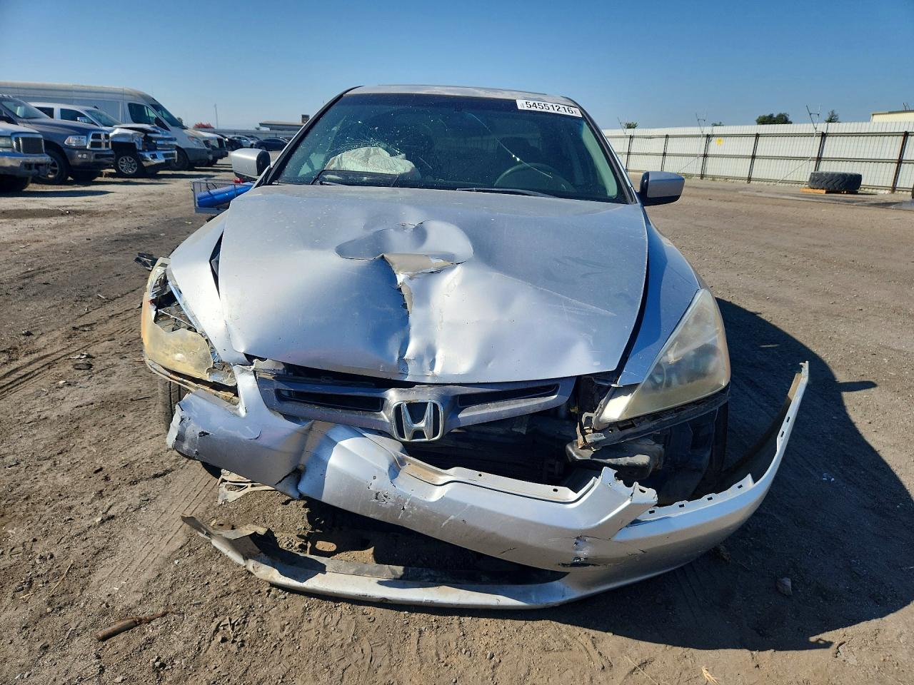 2003 Honda Accord Silver vin: JHMCM56663C024184