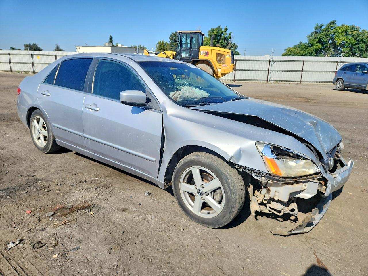 2003 Honda Accord Silver vin: JHMCM56663C024184
