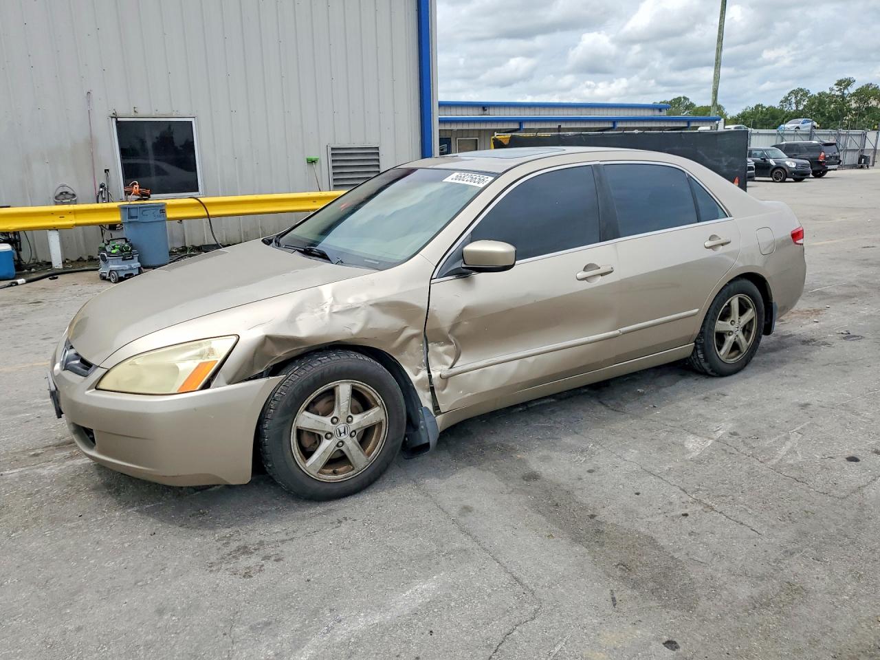 2003 Honda Accord Ex Золотой vin: JHMCM56663C087611