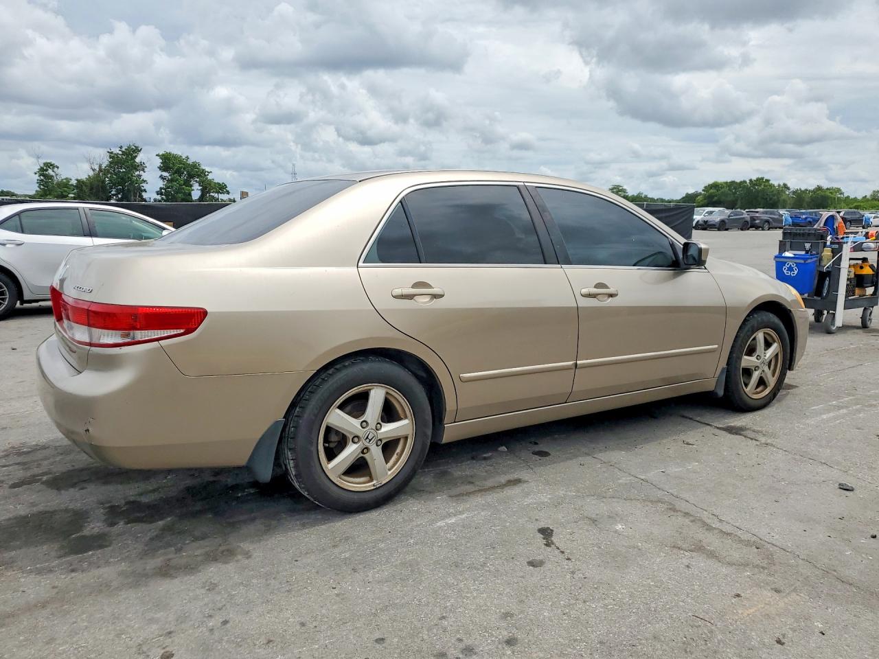 2003 Honda Accord Ex Золотой vin: JHMCM56663C087611