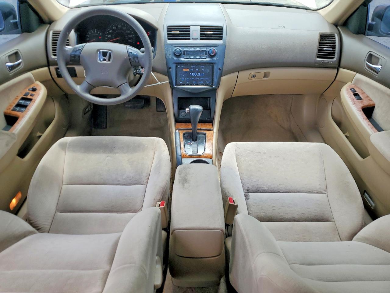 2003 Honda Accord Ex Золотой vin: JHMCM56663C087611