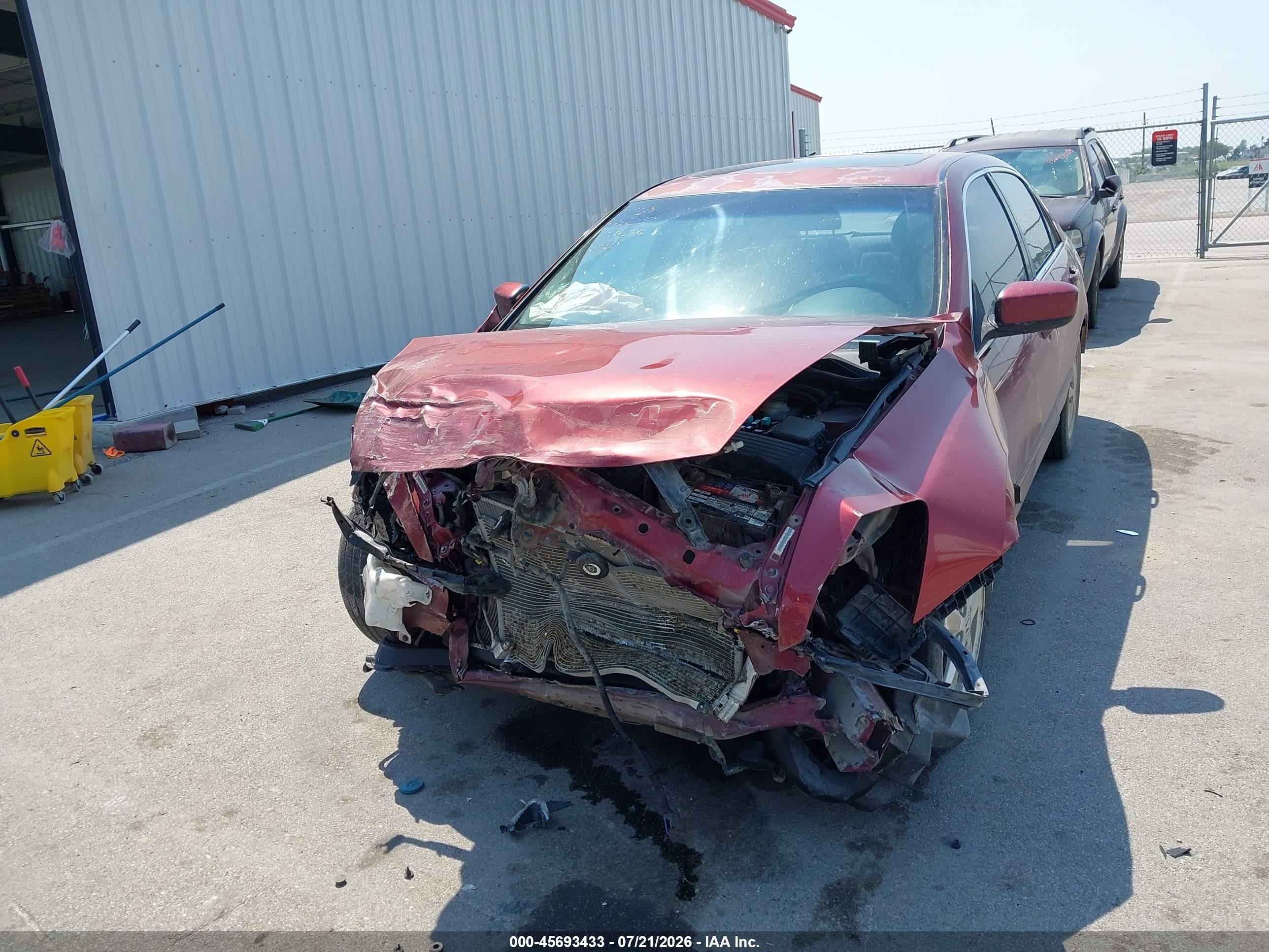 2003 Honda Accord Sdn Ex Red vin: JHMCM56673C016014
