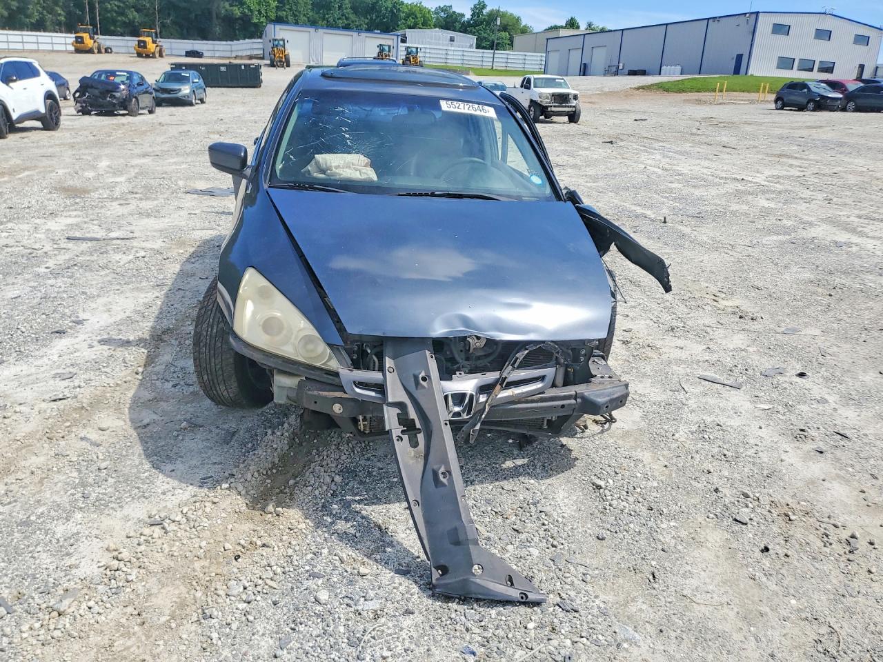 2003 Honda Accord Ex Gray vin: JHMCM56673C044007