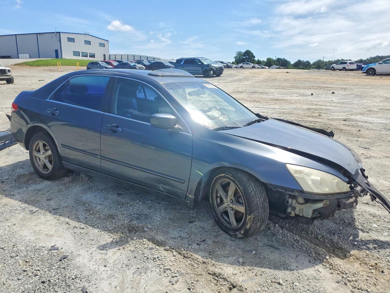 2003 Honda Accord Ex Gray vin: JHMCM56673C044007