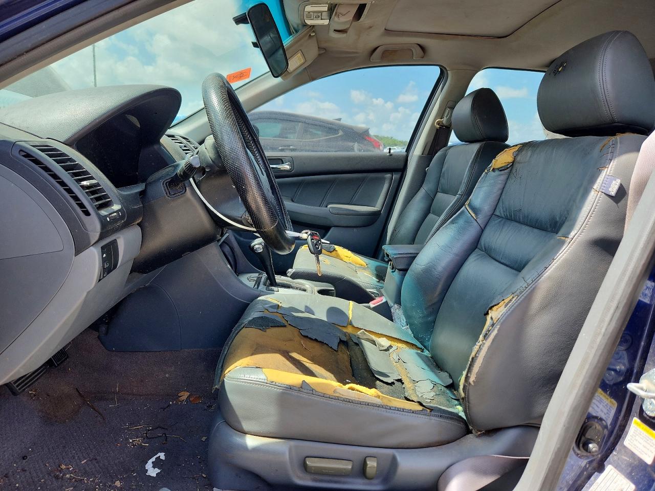 2003 Honda Accord Ex Blue vin: JHMCM56673C045948