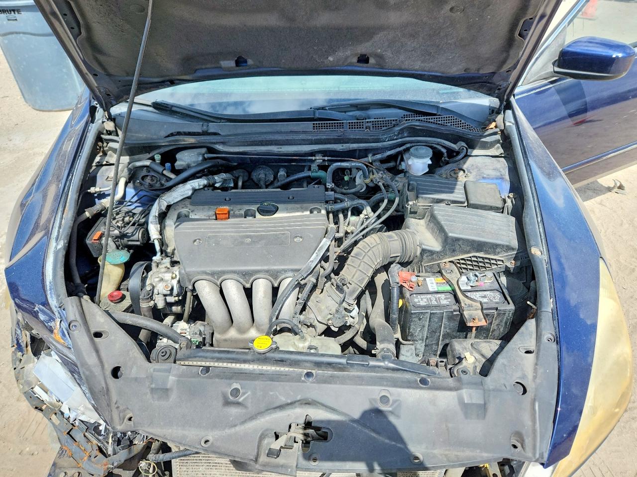 2003 Honda Accord Ex Blue vin: JHMCM56673C045948