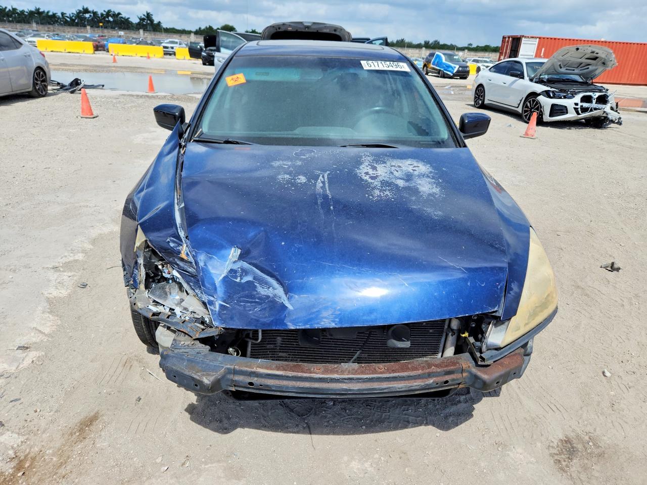 2003 Honda Accord Ex Blue vin: JHMCM56673C045948