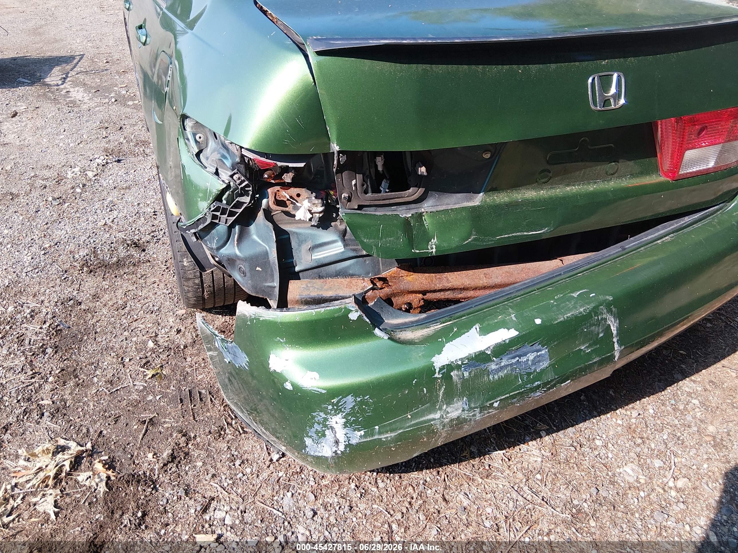 2003 Honda Accord 2.4 Ex Green vin: JHMCM56673C062572