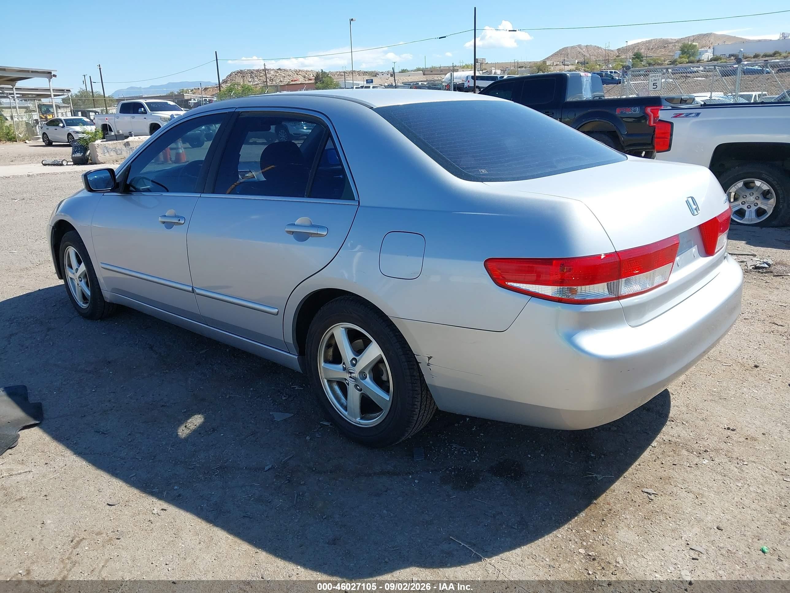 2003 Honda Accord 2.4 Ex Silver vin: JHMCM56673C074995