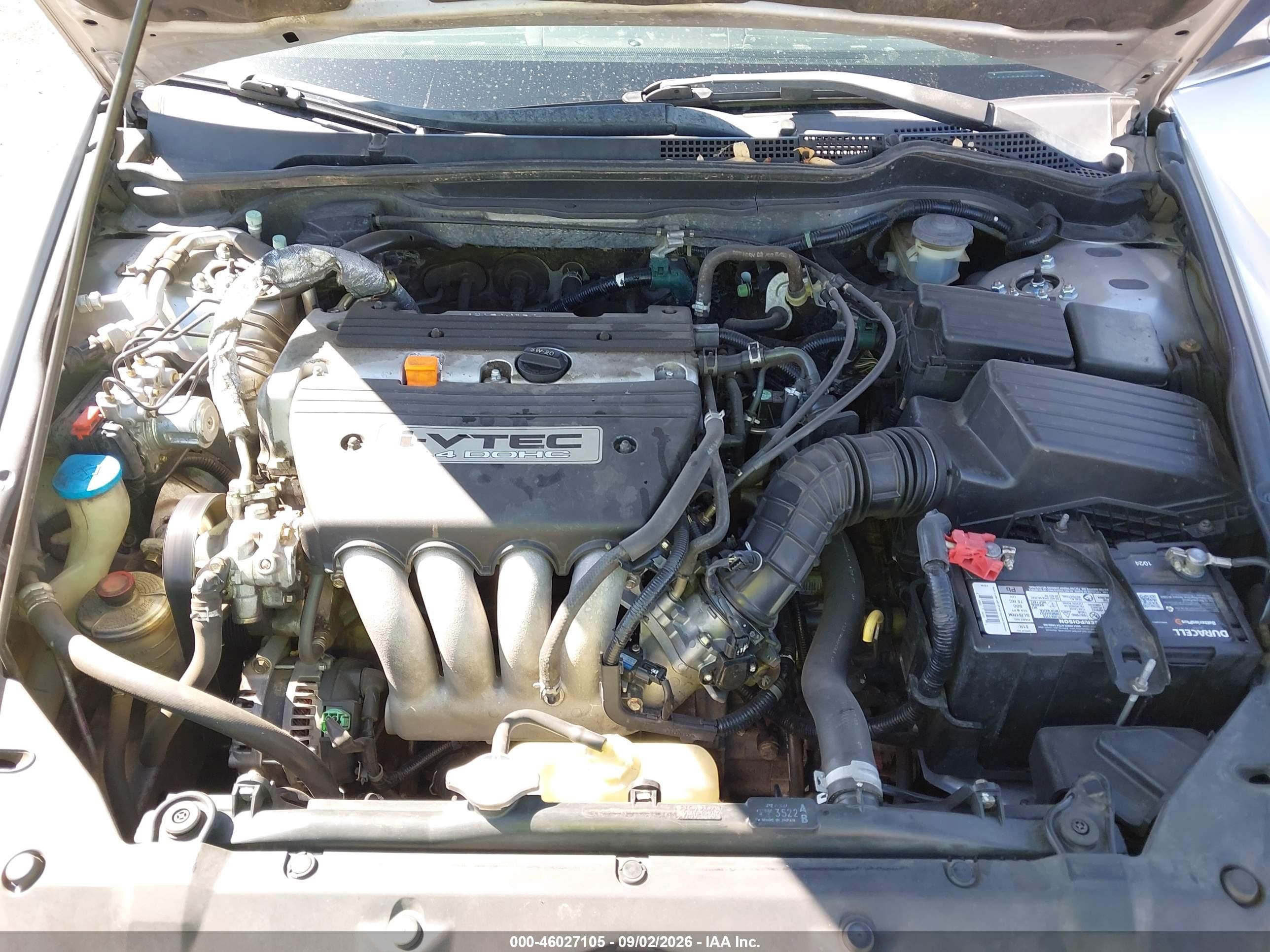 2003 Honda Accord 2.4 Ex Silver vin: JHMCM56673C074995
