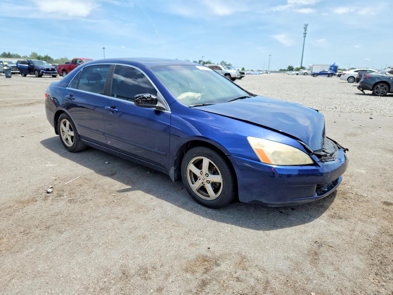 2003 Honda Accord Ex Blue vin: JHMCM56683C035851