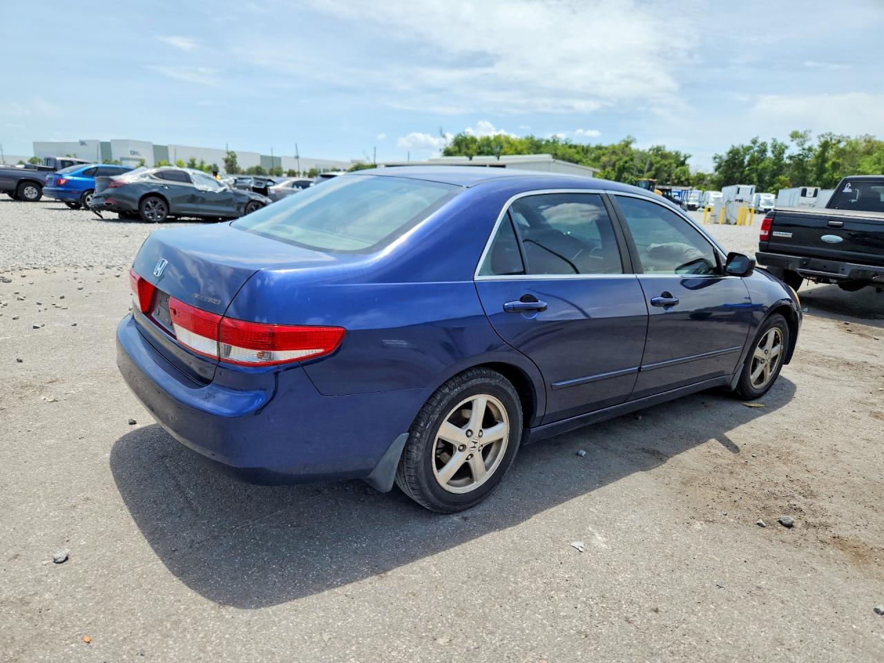 2003 Honda Accord Ex Blue vin: JHMCM56683C035851