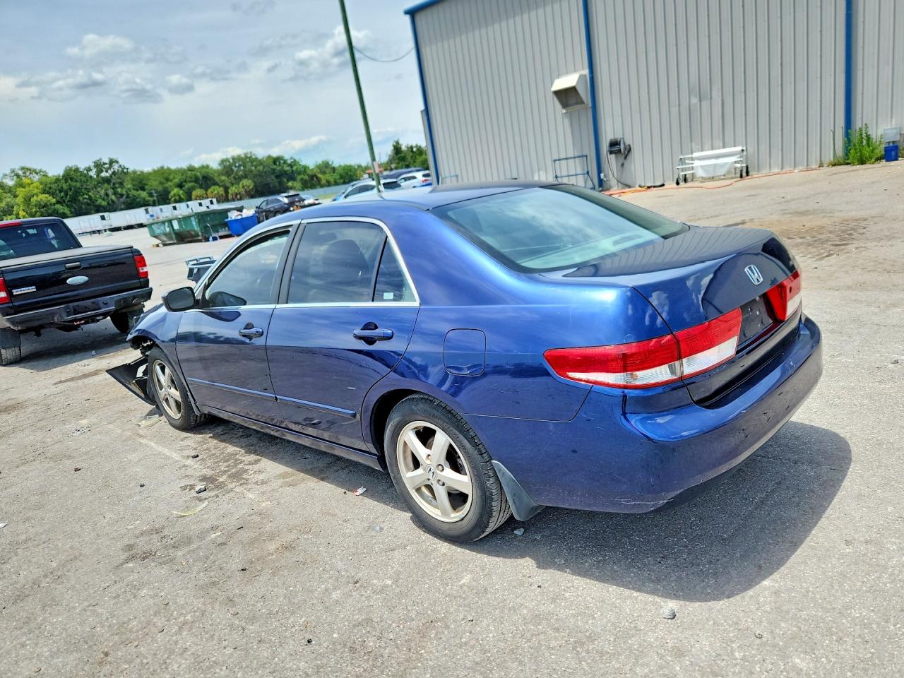 2003 Honda Accord Ex Blue vin: JHMCM56683C035851