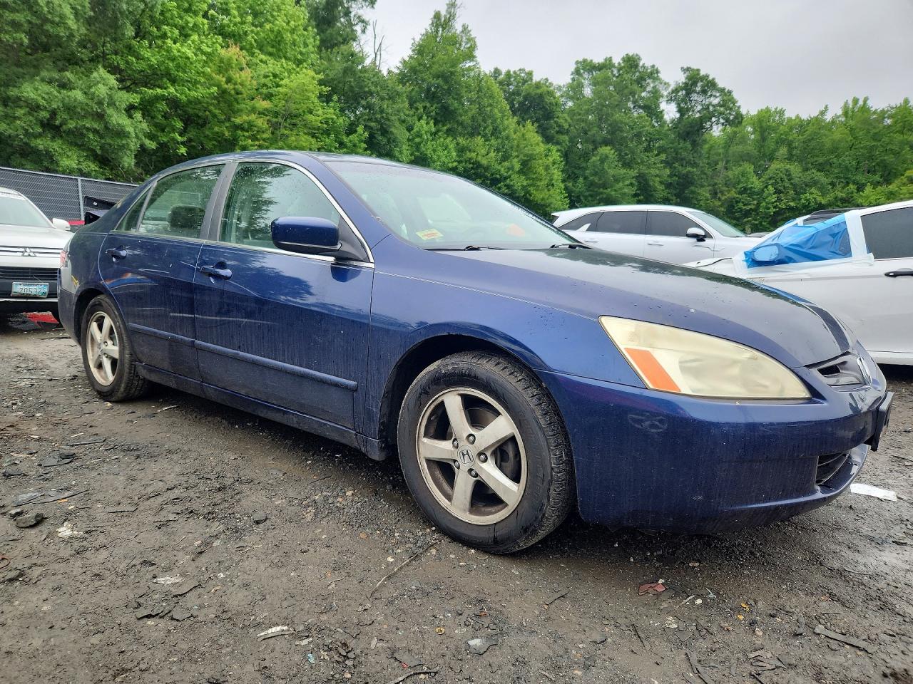 2003 Honda Accord Ex Blue vin: JHMCM56683C039835