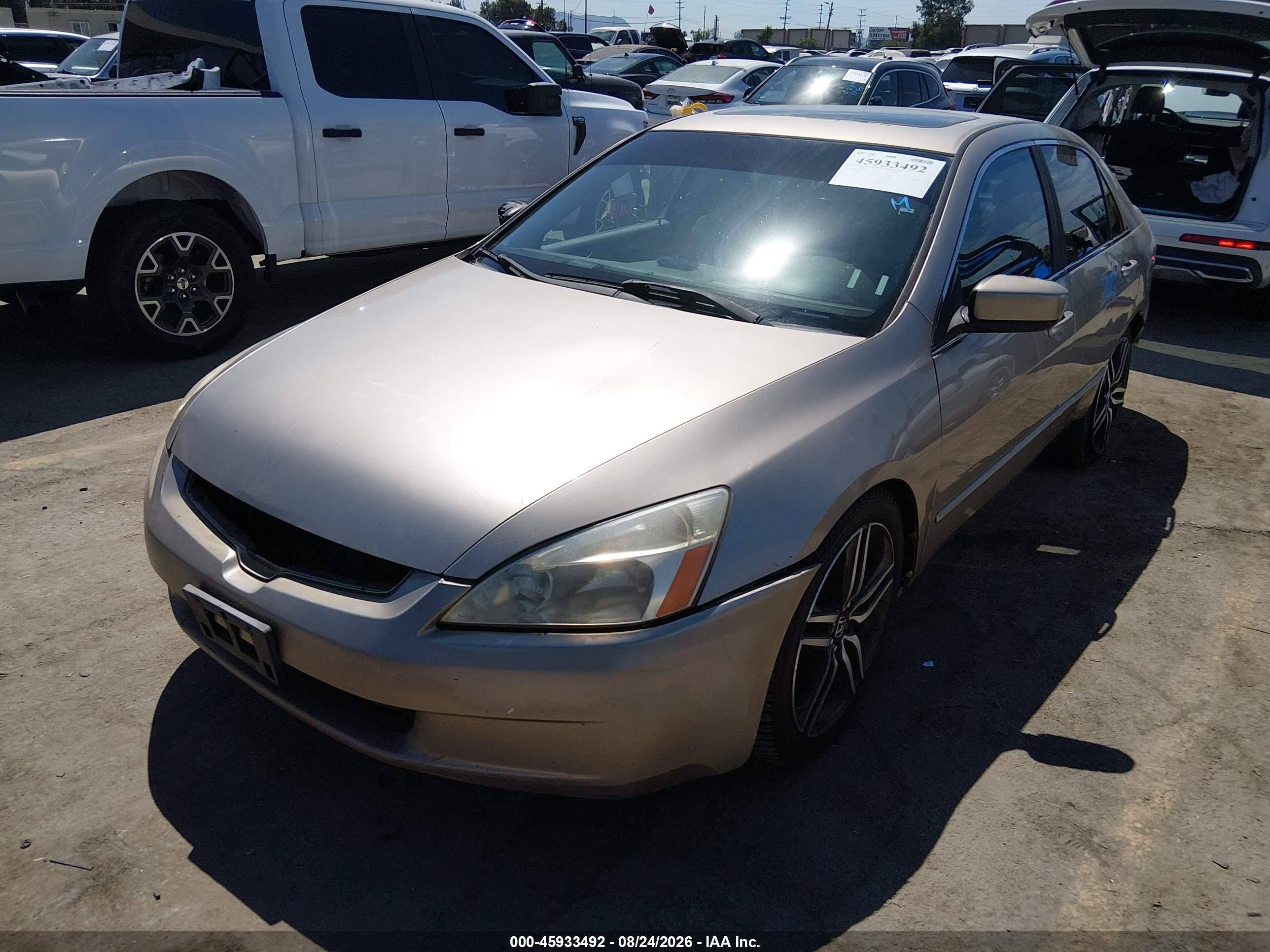 2003 Honda Accord 2.4 Ex Champagne vin: JHMCM56683C047918