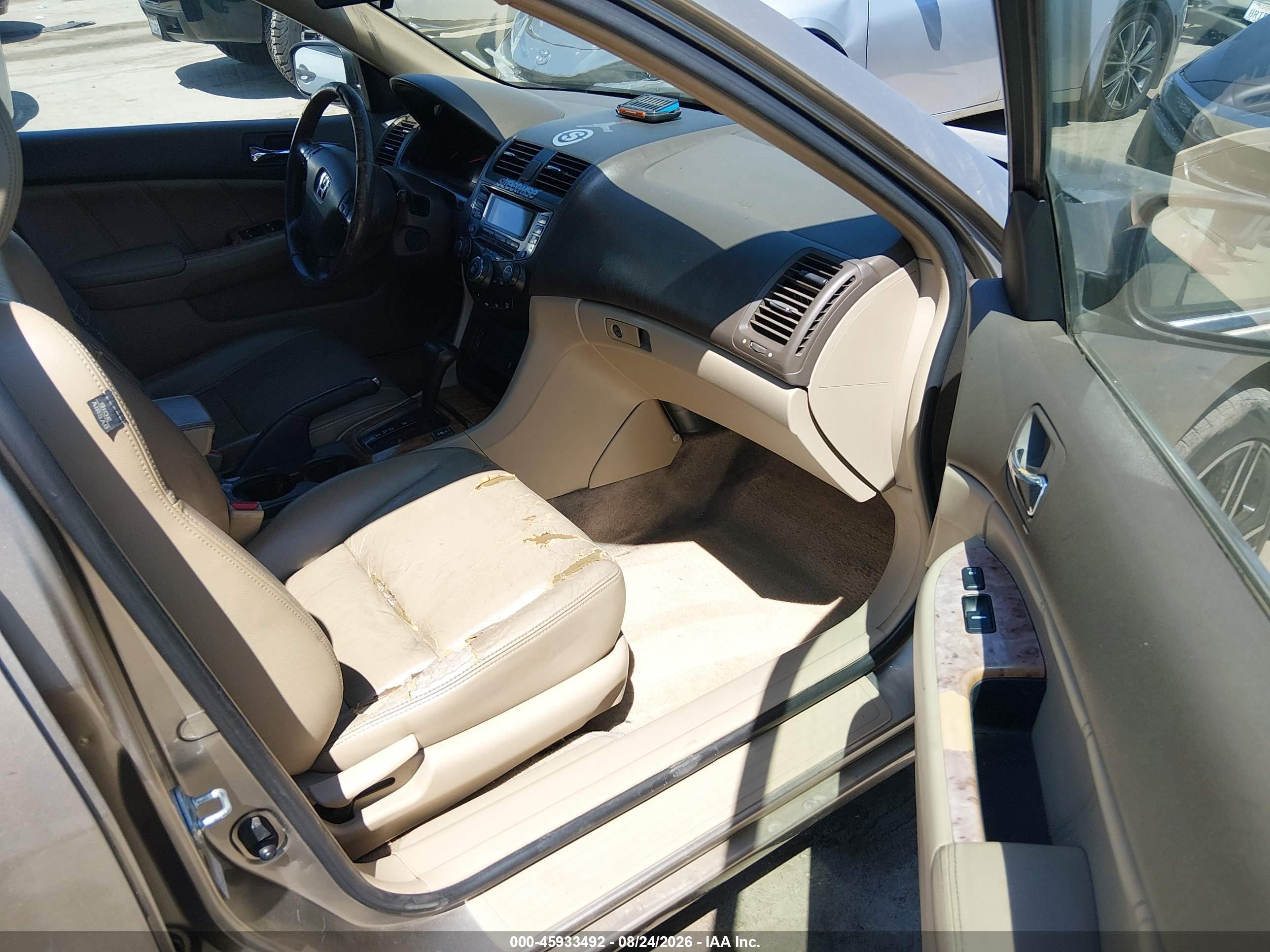 2003 Honda Accord 2.4 Ex Champagne vin: JHMCM56683C047918