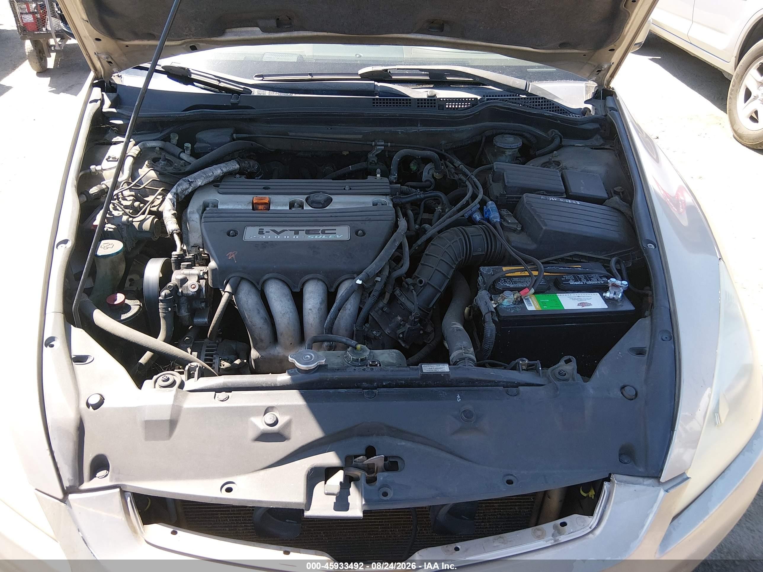 2003 Honda Accord 2.4 Ex Champagne vin: JHMCM56683C047918