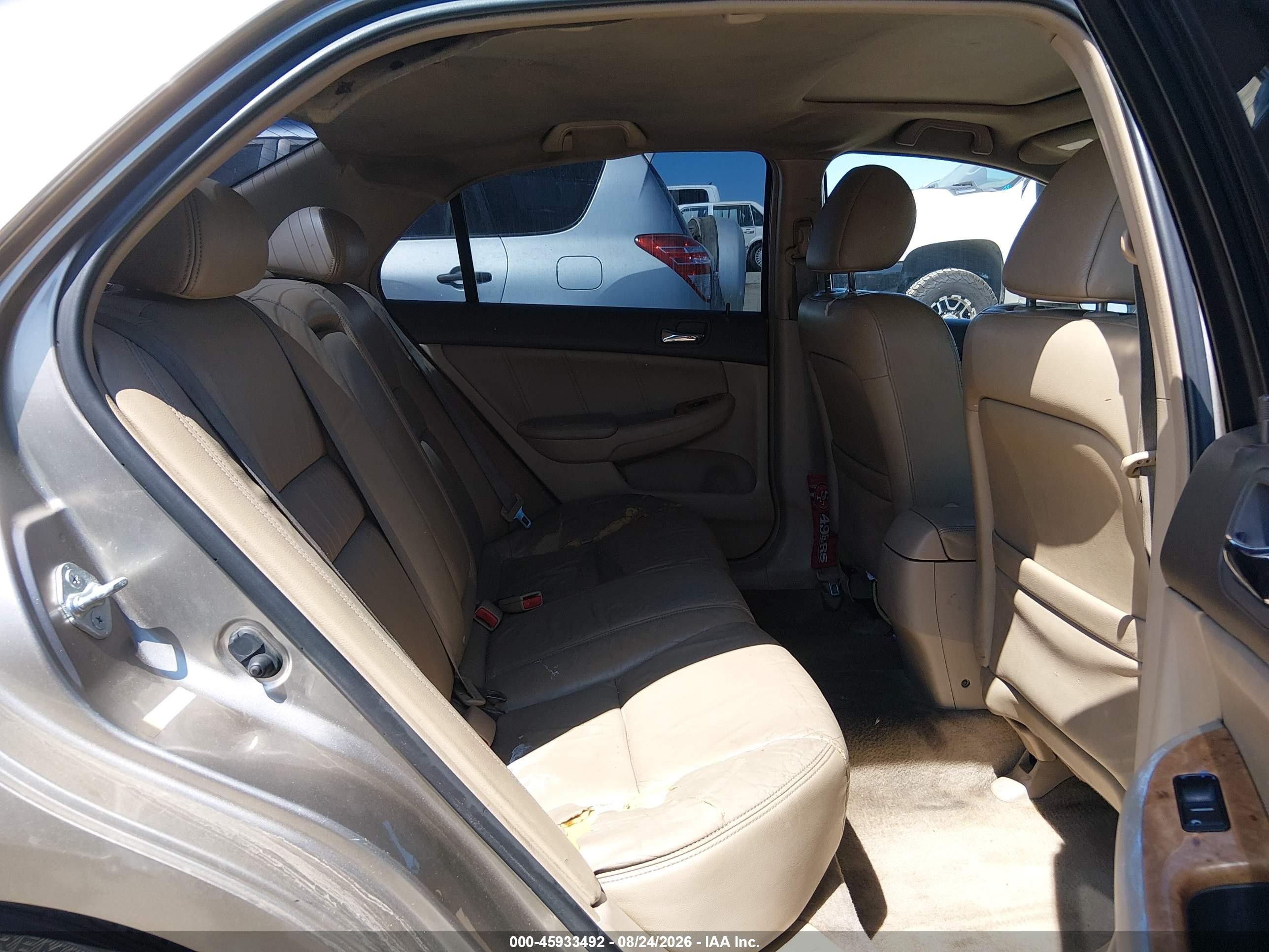 2003 Honda Accord 2.4 Ex Champagne vin: JHMCM56683C047918