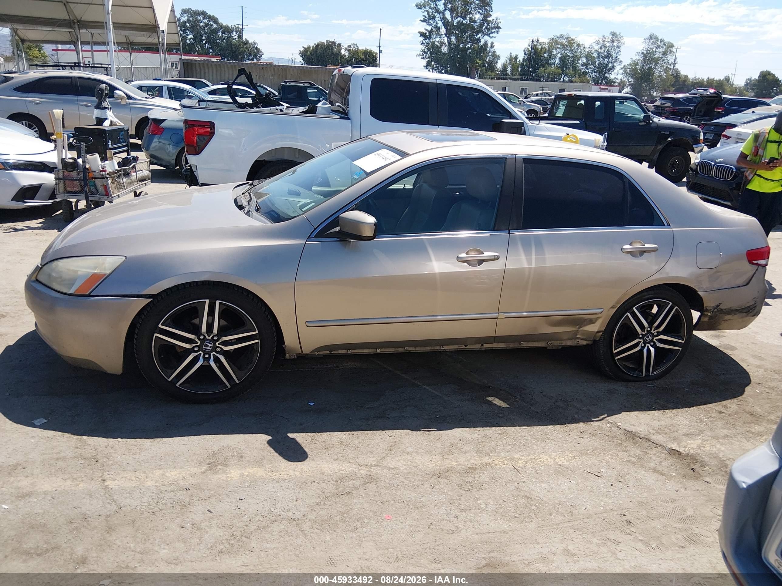 2003 Honda Accord 2.4 Ex Champagne vin: JHMCM56683C047918