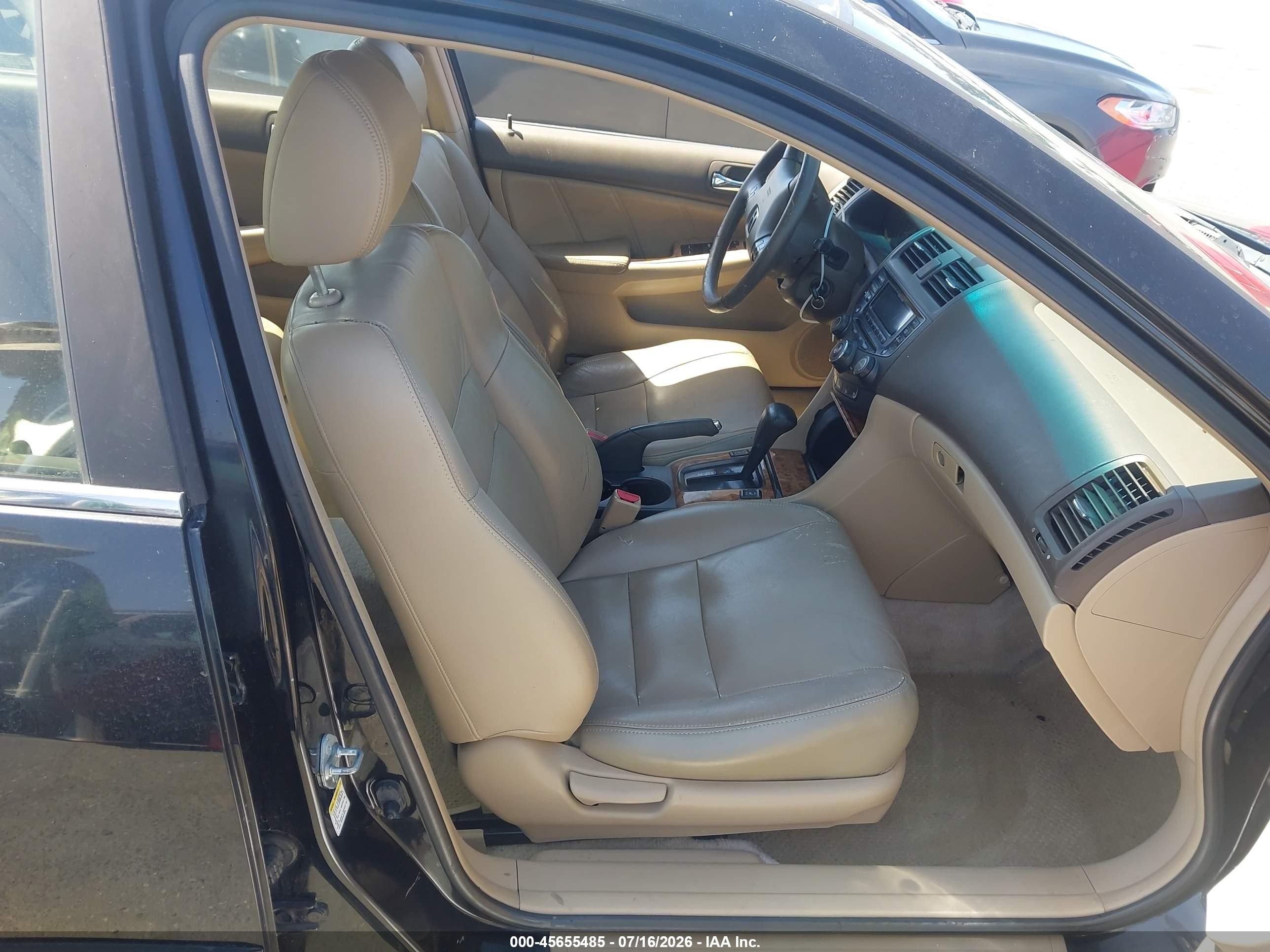 2003 Honda Accord Sdn Ex Black vin: JHMCM56683C049149