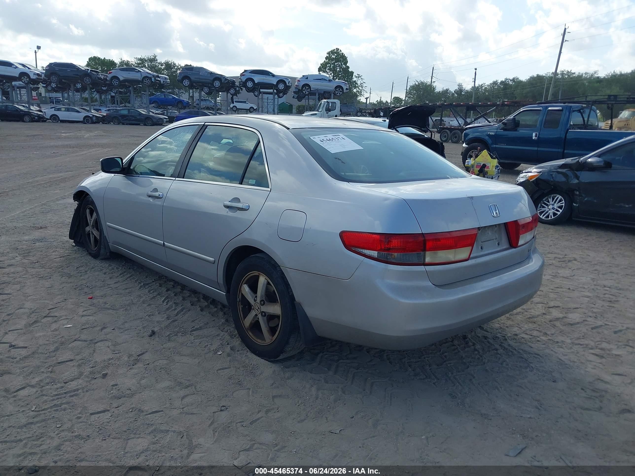 2003 Honda Accord Sdn Ex Silver vin: JHMCM56683C050480