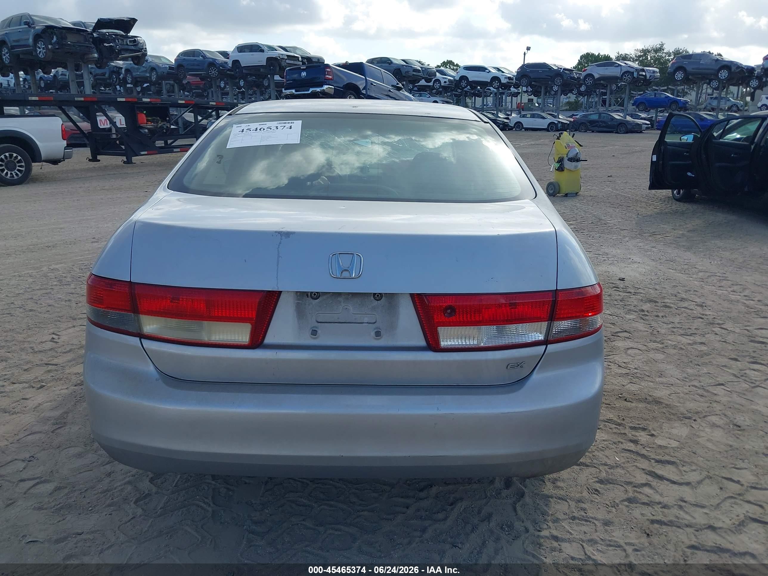 2003 Honda Accord Sdn Ex Silver vin: JHMCM56683C050480