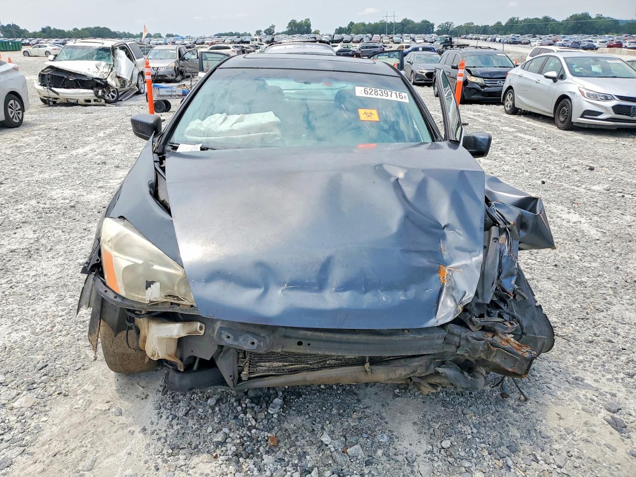 2003 Honda Accord Ex Gray vin: JHMCM56683C059812