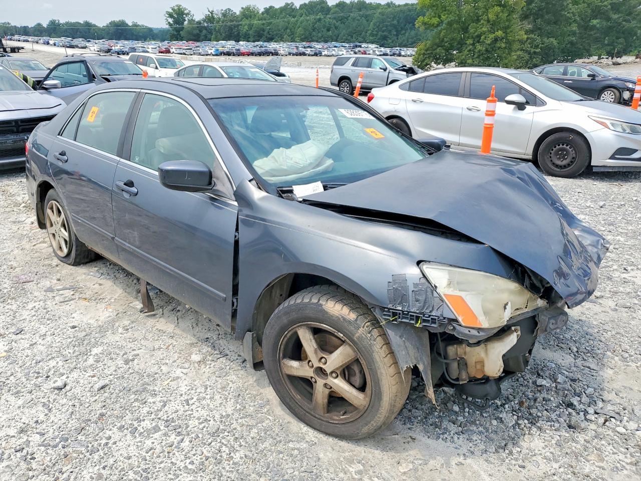 2003 Honda Accord Ex Gray vin: JHMCM56683C059812