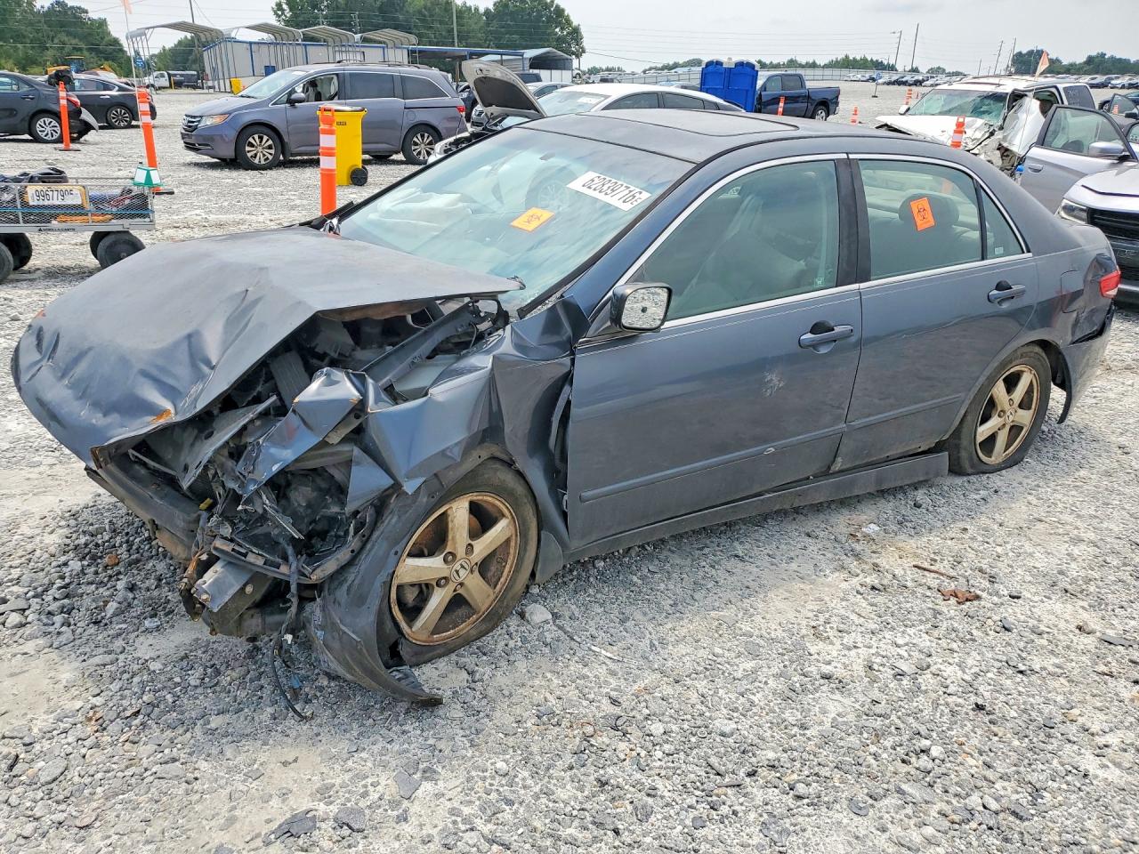 2003 Honda Accord Ex Gray vin: JHMCM56683C059812