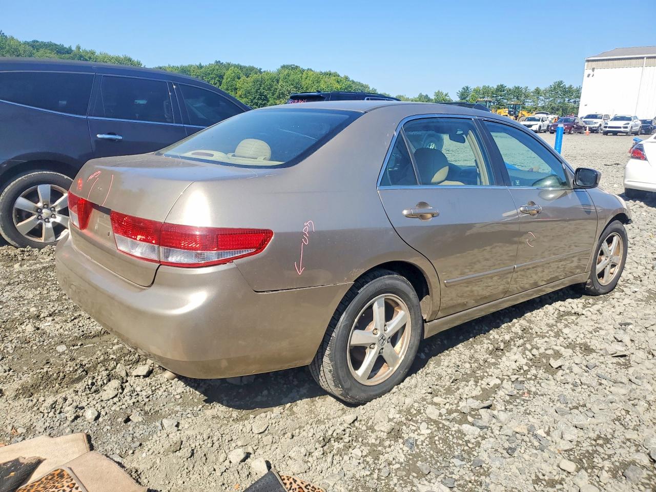 2003 Honda Accord Ex Tan vin: JHMCM56683C065805