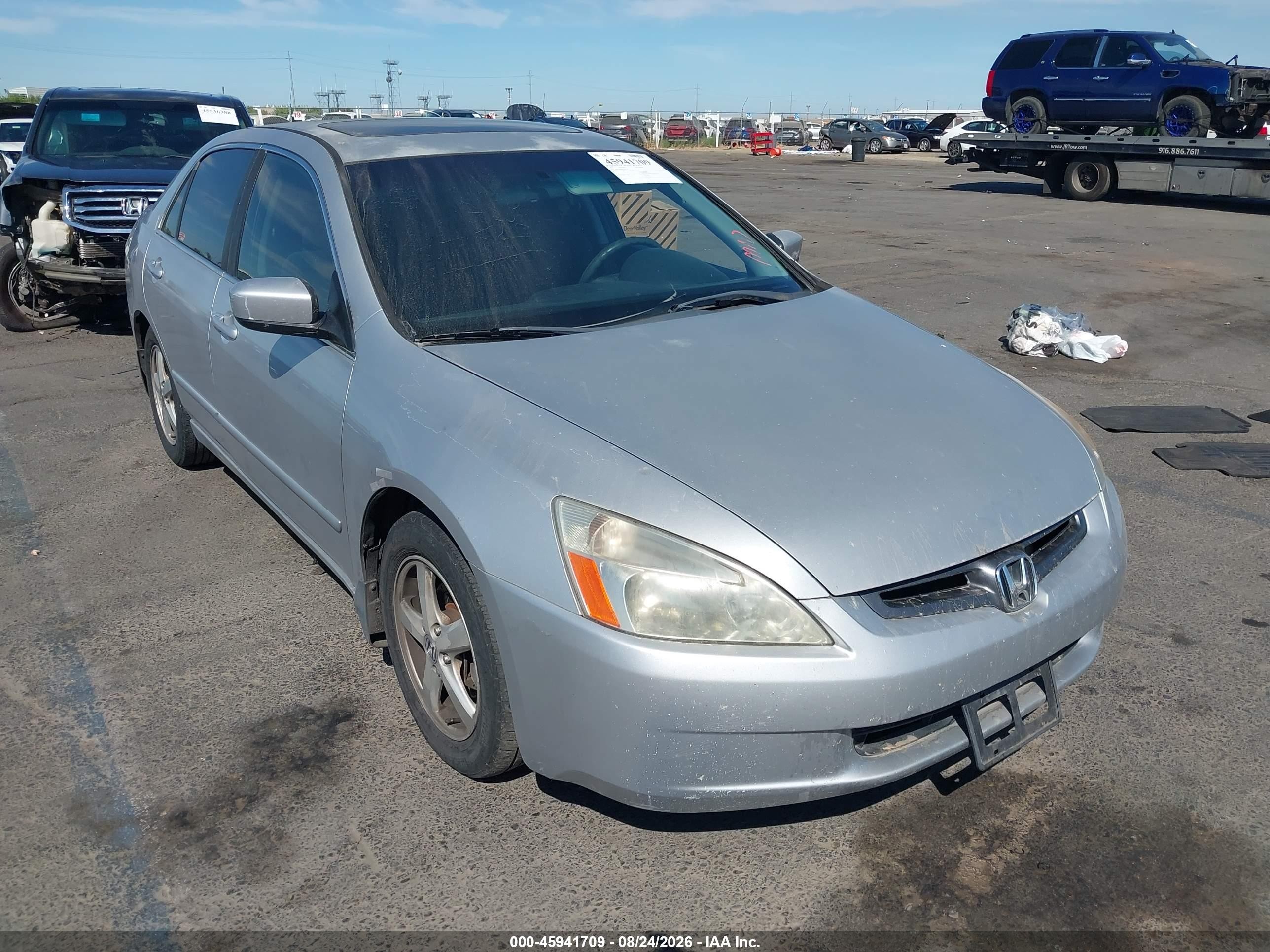 2003 Honda Accord 2.4 Ex Silver vin: JHMCM56683C069725