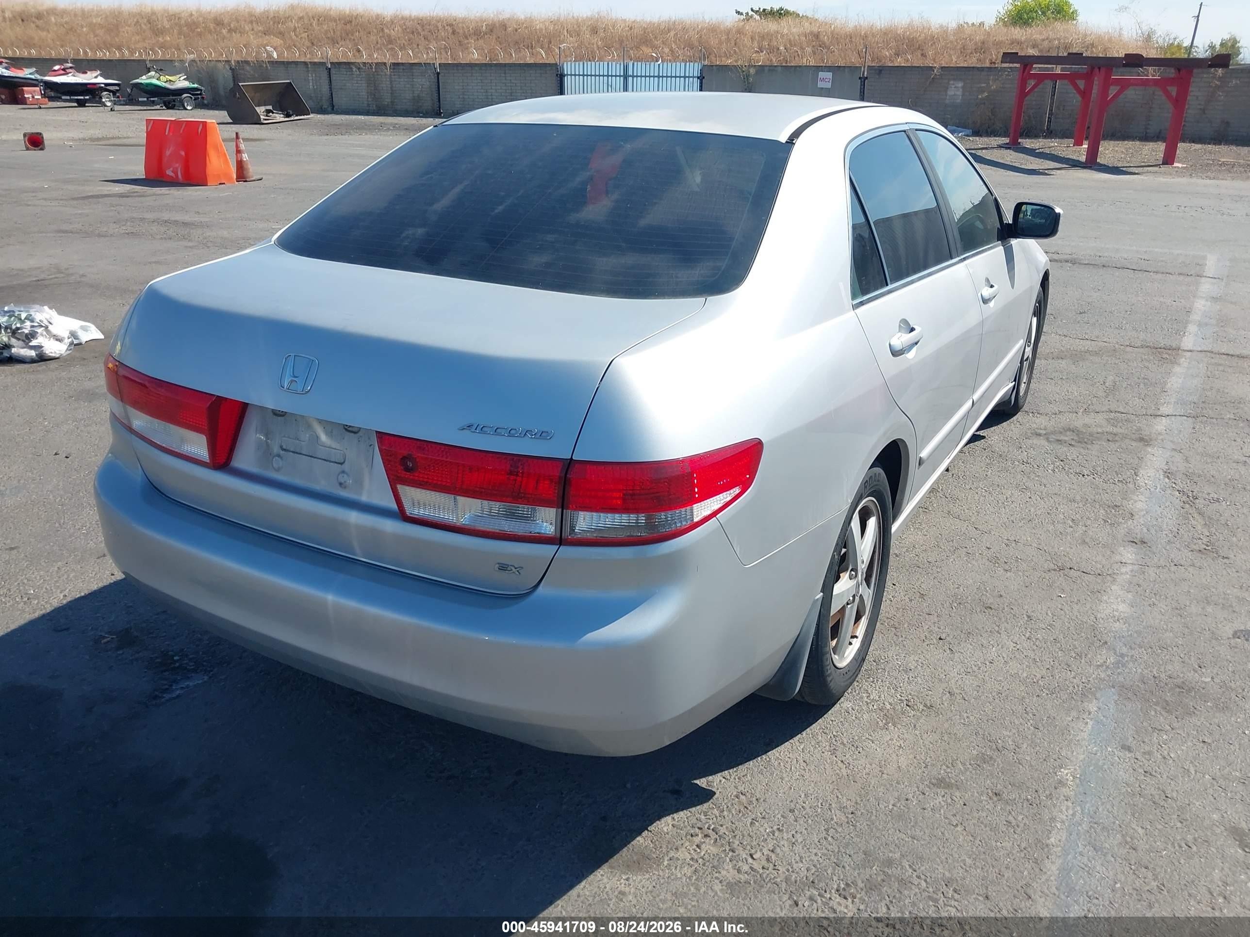 2003 Honda Accord 2.4 Ex Silver vin: JHMCM56683C069725