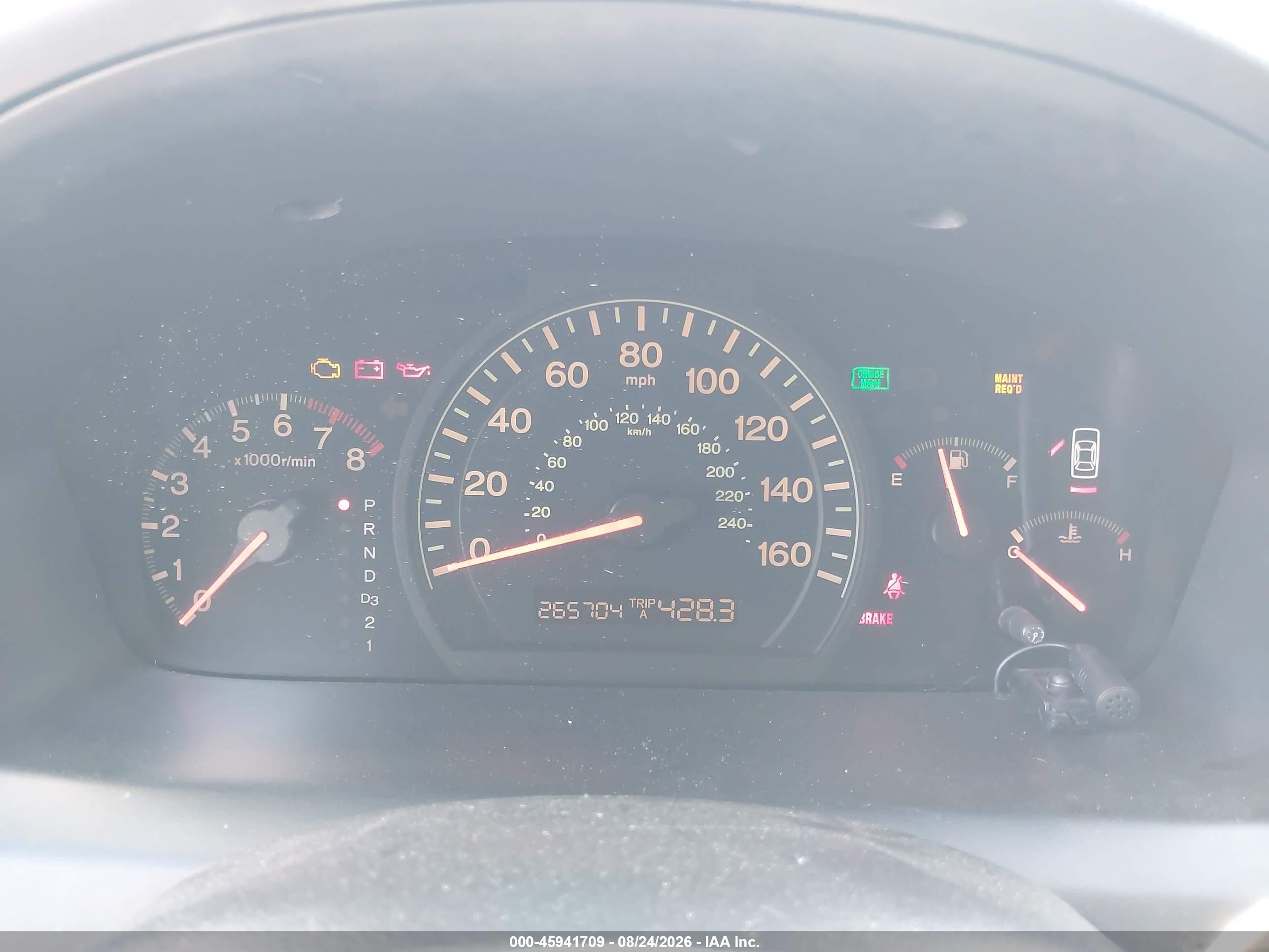 2003 Honda Accord 2.4 Ex Silver vin: JHMCM56683C069725