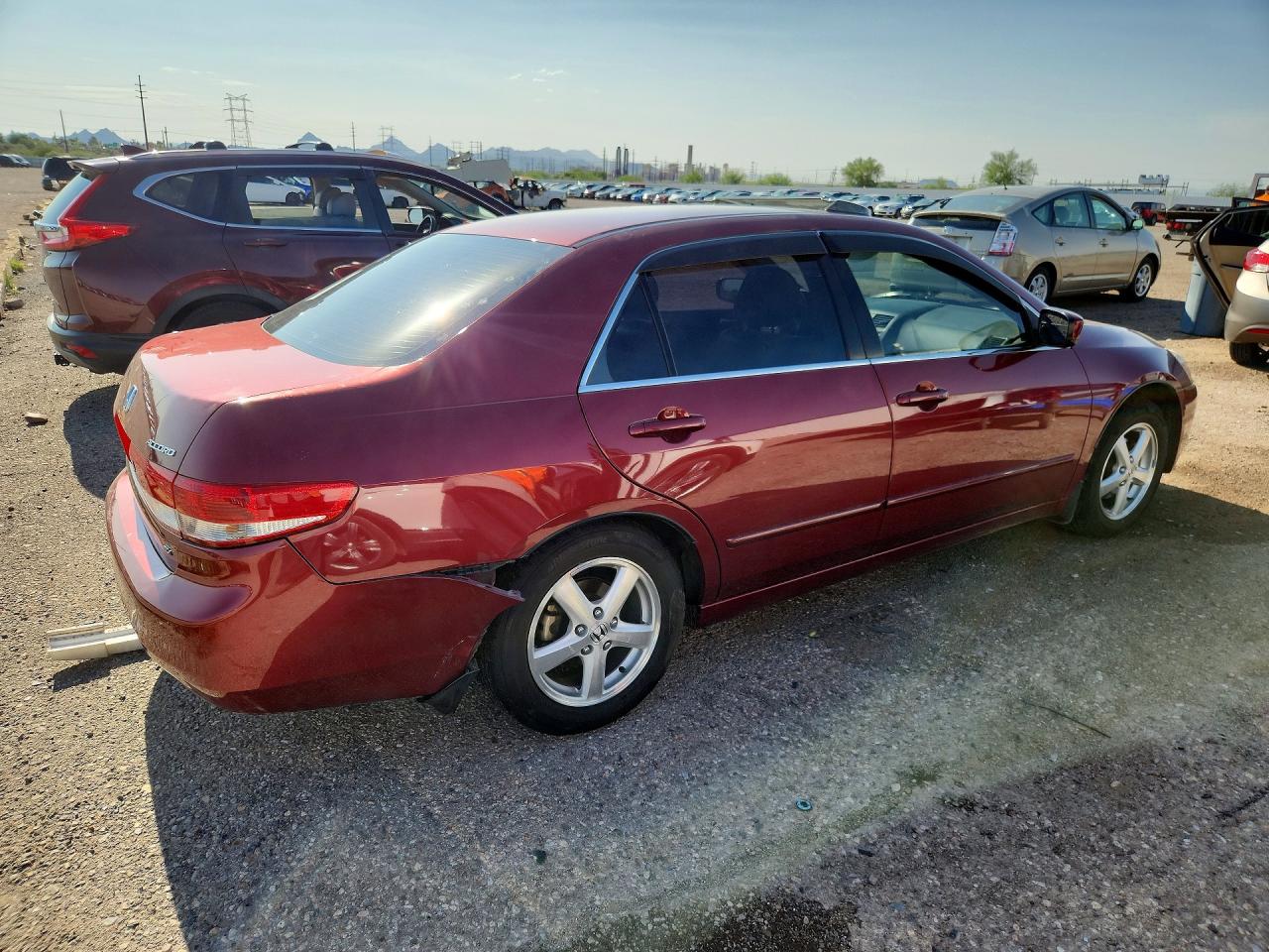 2003 Honda Accord Ex Красный vin: JHMCM56693C046857