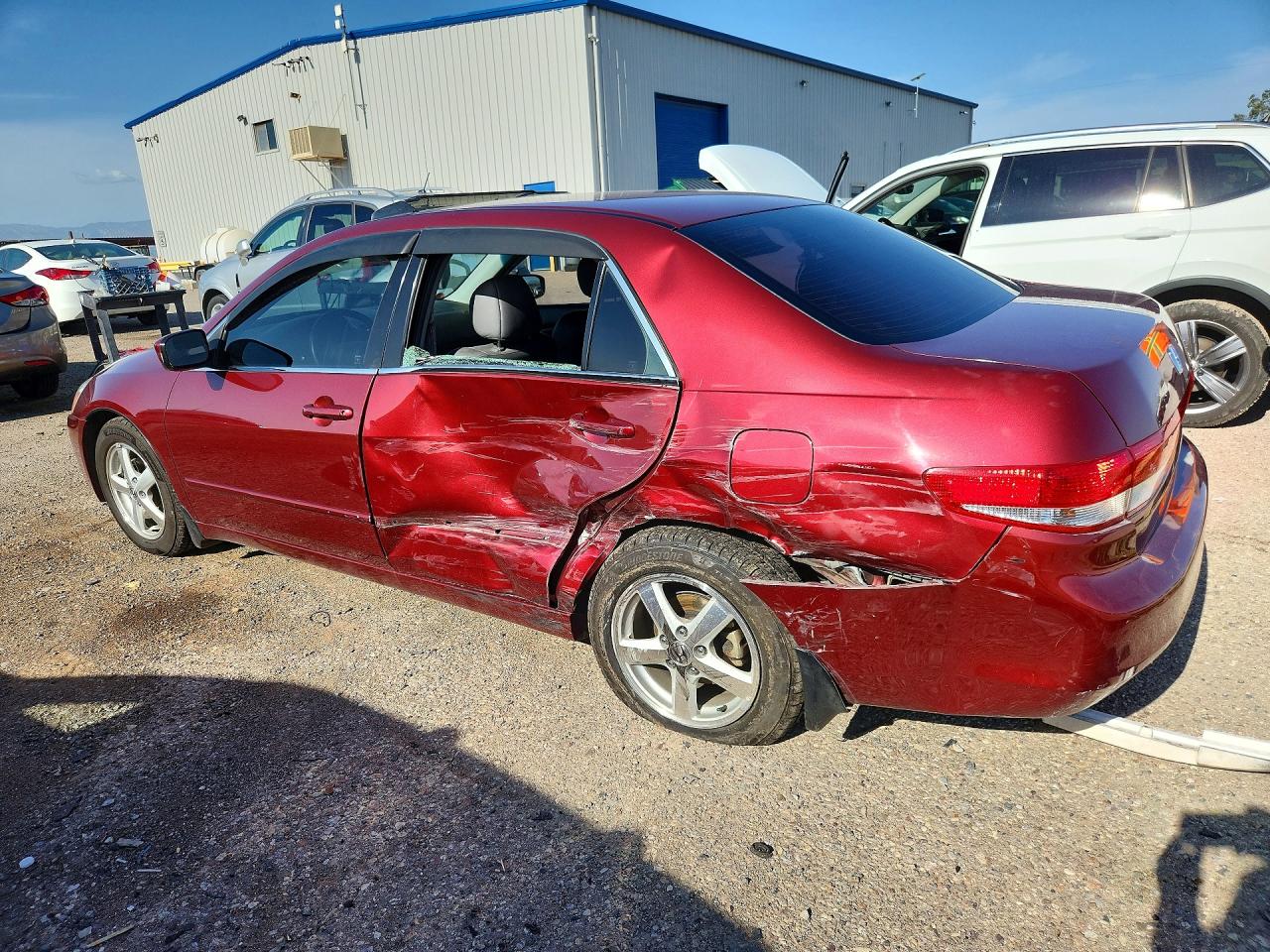 2003 Honda Accord Ex Красный vin: JHMCM56693C046857
