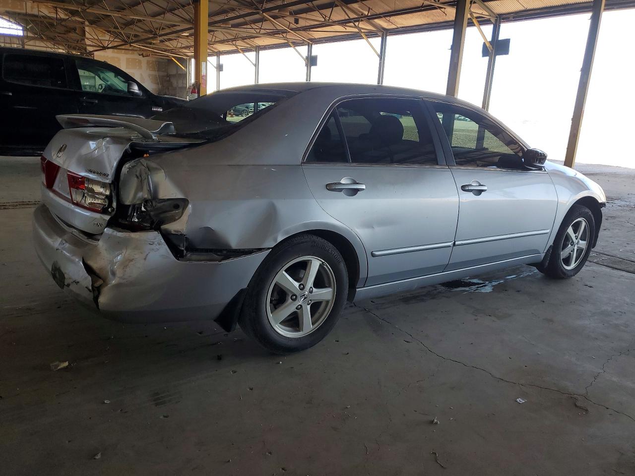 2003 Honda Accord Ex Silver vin: JHMCM56693C086615