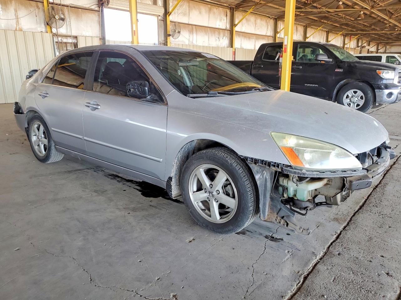 2003 Honda Accord Ex Silver vin: JHMCM56693C086615