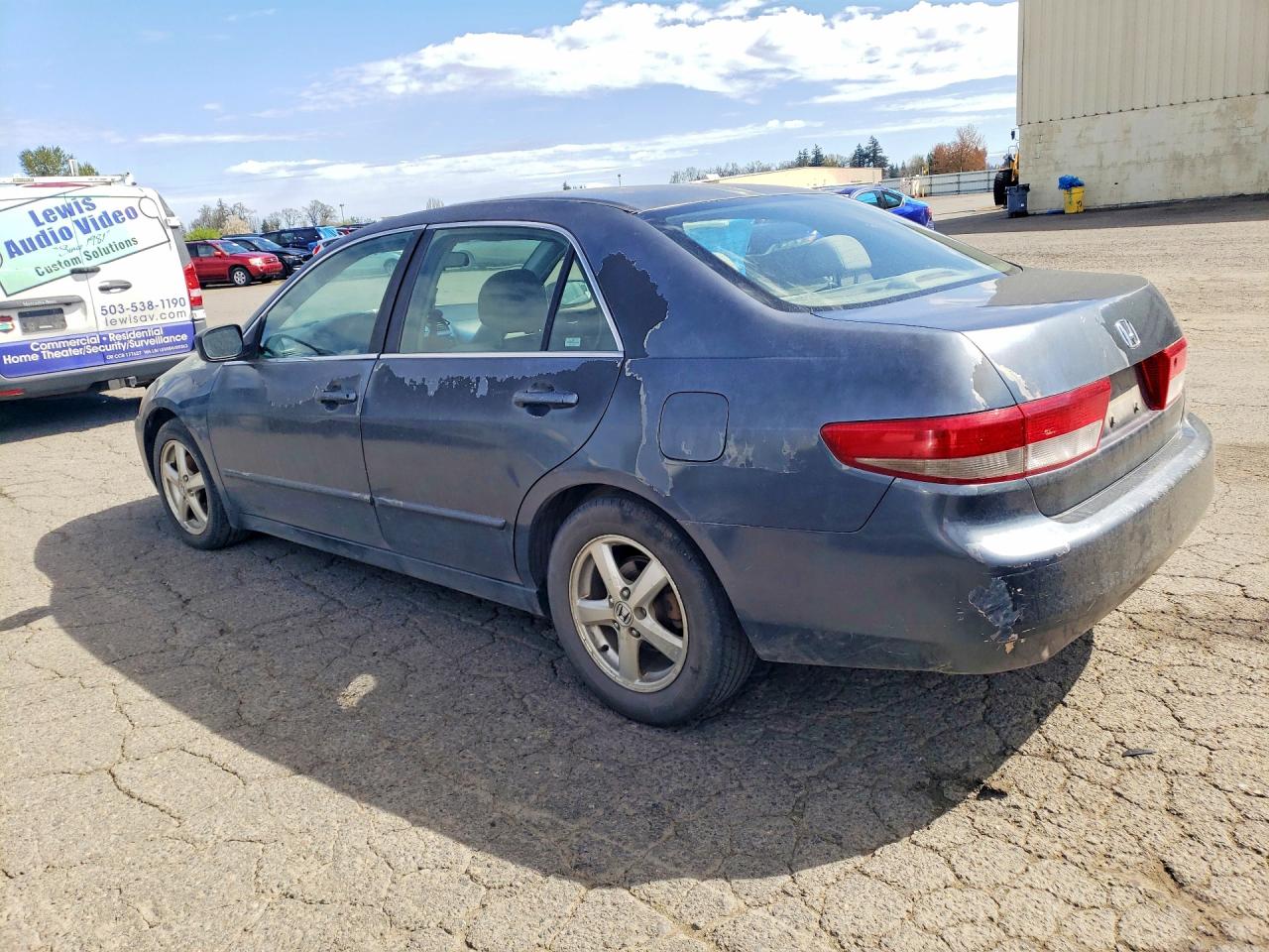 2003 Honda Accord Ex Blue vin: JHMCM56693C087652