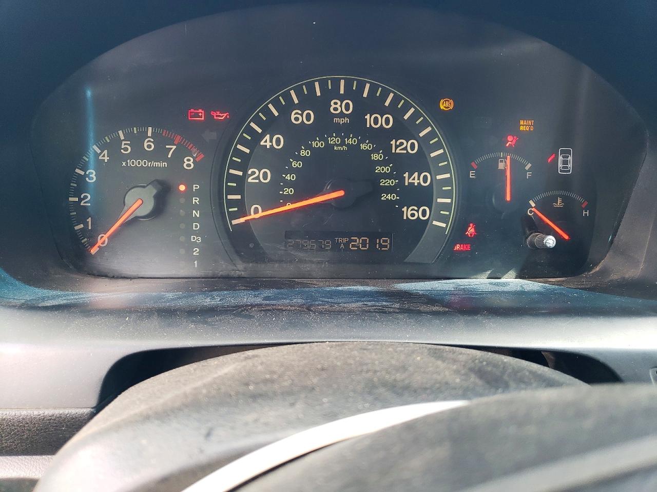 2003 Honda Accord Ex Blue vin: JHMCM56693C087652